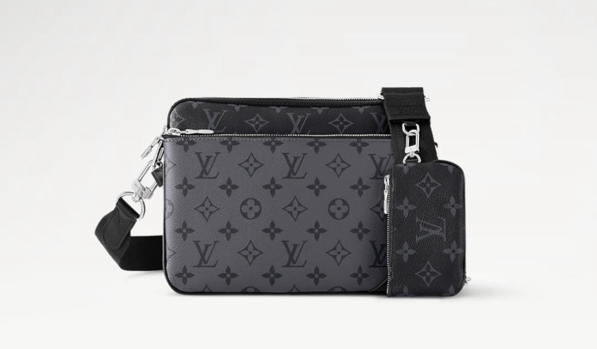 Louis Vuitton trio super clone gray&black